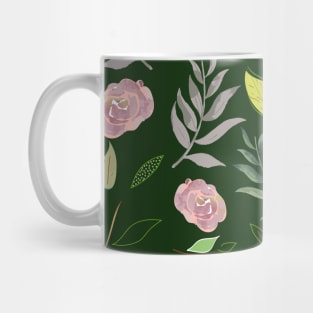 festive watercolor flowers 5 Mug